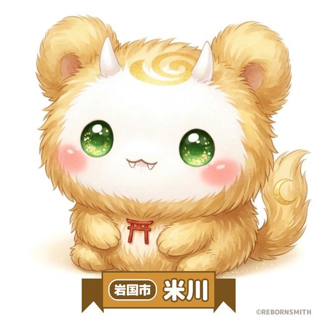 米川のキャラクター