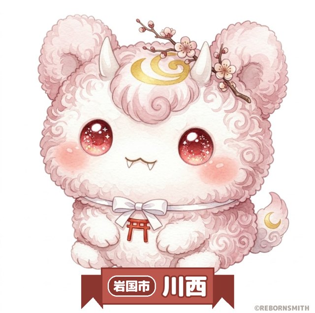 川西のキャラクター