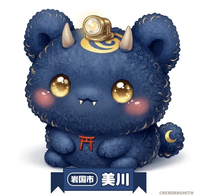 美川のキャラクター